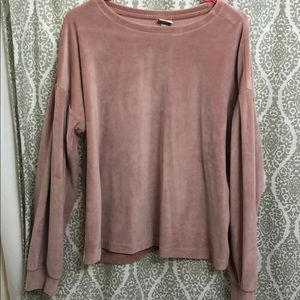 A New Day velour sweater